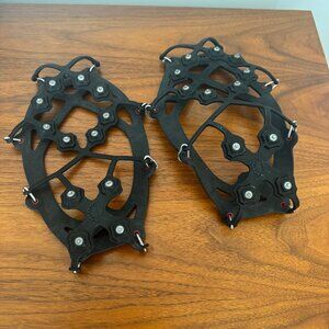 Kahtoola exo spikes Winter Ice Traction Rubber on the shoe